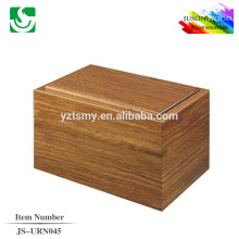 JS-URN045 modern and elegant cremation urn from china wooden urn manufacturer